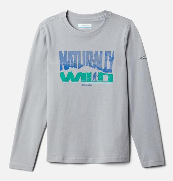 Columbia Naturally Wild Shirts Grey For Boys NZ61304 New Zealand